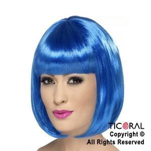 PELUCA CARRE AZUL X 1